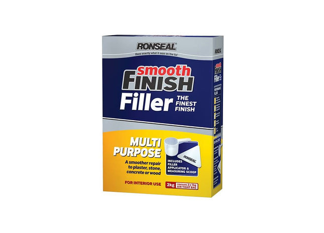 Ronseal Smooth Finish Multipurpose Wall Powder Filler 2kg Ronseal - RockBottom Nothampton