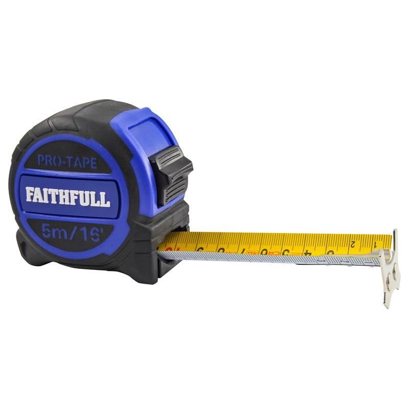 Faithfull Pro Tape Measure 5m/16ft (Width 32mm) Faithfull - RockBottom Northampton