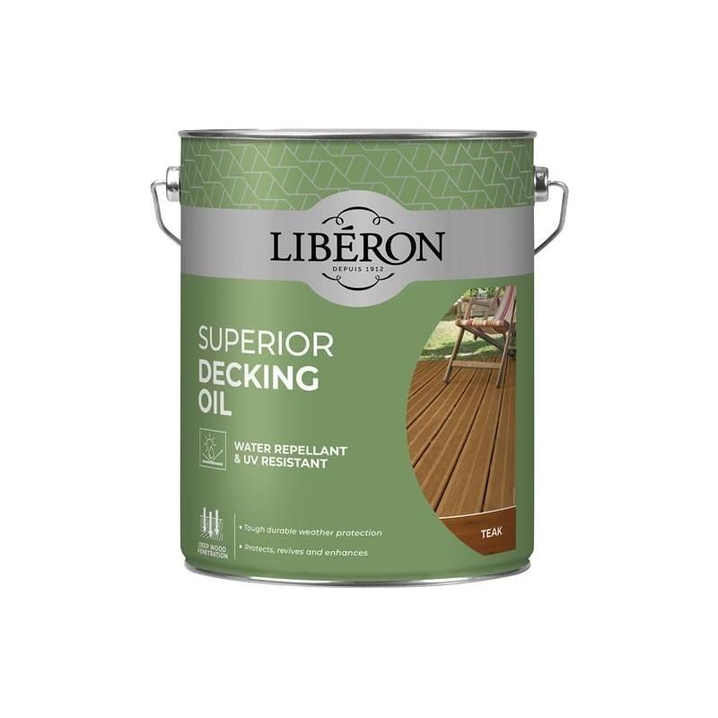 Liberon Superior Decking Oil Teak 5 litre Liberon - RockBottom Northampton