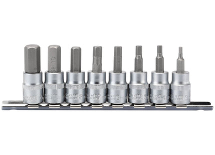 Draper Metric Hex. Socket Bit Set, 3/8" Sq. Dr., 48mm (8 Piece) 16285 Draper - Town Tools 