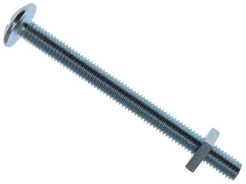 METALMATE Roofing Bolt & Nut ZP M6 x 70mm (Box 25) METALMATE� - RockBottom Northampton