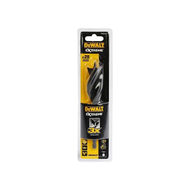 Dewalt Power Tools Extreme Tri-Flute Spade Bit 28 x 152mm DeWALT Power Tools - RockBottom Northampton