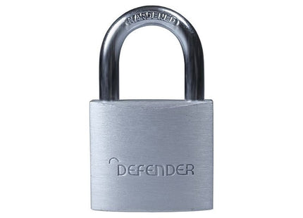 Defender Aluminium Padlock Keyed Alike 30mm DEFENDER - RockBottom Northampton
