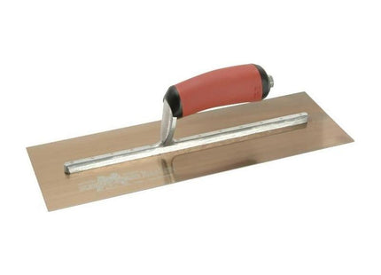 Marshalltown MXS73GSD Gold Finishing Trowel DuraSoft® Handle 14 x 4.3/4in Marshalltown - RockBottom Northampton