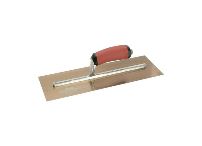 Marshalltown MXS73GSD Gold Finishing Trowel DuraSoft® Handle 14 x 4.3/4in Marshalltown - RockBottom Northampton