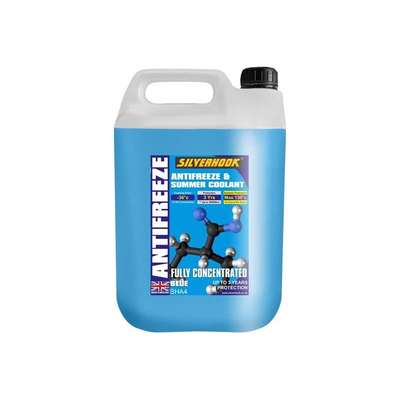 Silverhook Fully Concentrated Antifreeze Blue 4.5 litre Silverhook - RockBottom Nothampton