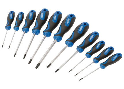 Draper TX-STAR and Draper TX-STAR Security Soft Grip Screwdriver Set (11 Piece) Draper - Town Tools 