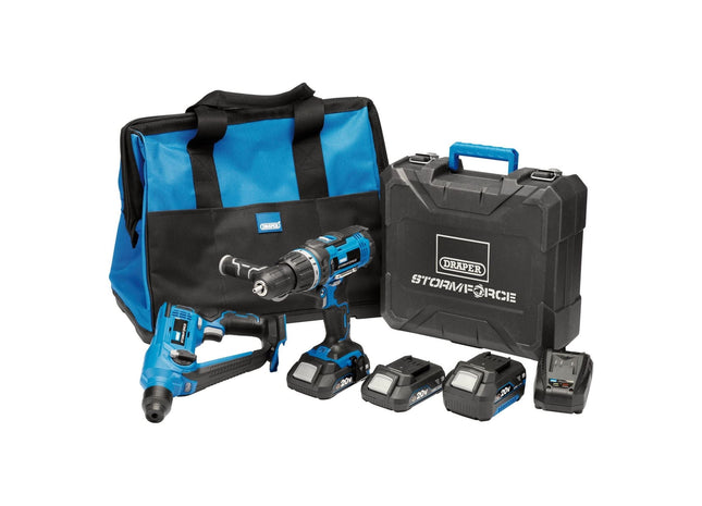 Draper Storm Force 20V Cordless Kit (7 Piece) 40429 Draper - Town Tools 