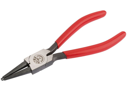 Draper Elora J1 Straight Internal Circlip Pliers with Dipped Handles, 8 - 25mm Draper - Town Tools 