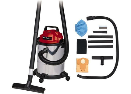Einhell TC-VC 1815 S Wet & Dry Vacuum Cleaner 15 litre 1250W 240V Einhell - RockBottom Northamptin