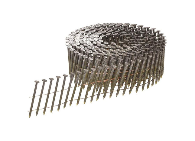 Bostitch Galvanised Ring Shank Coil Nails 3.1 x 90mm (Pack 4050) Bostitch - RockBottom Northampton