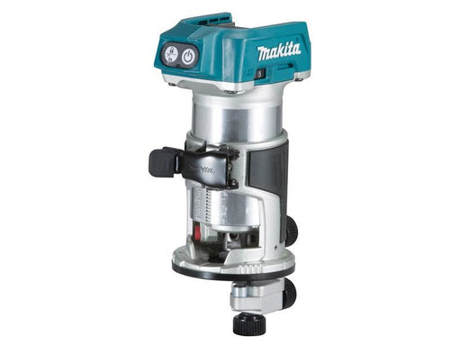 Makita DRT50ZX4 Brushless LXT Router/Trimmer 1/4 & 3/8in 18V Bare Unit Makita - RockBottom Northampton 