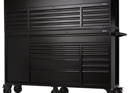 Draper Bunker 25 Drawer Combined Roller Cabinet and Tool Chest, 72", Black Draper - Town Tools