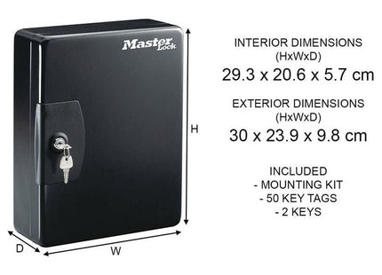 Master Lock Medium Key Storage Lock Box For 50 Keys Master Lock - RockBottom Northampton