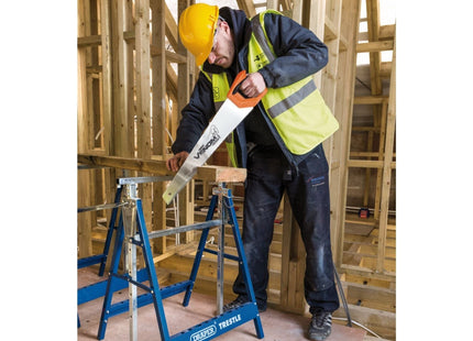 Draper Venom First Fix Triple Ground Handsaw, 550mm, 7tpi/8ppi Draper - Town Tools 