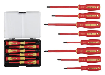 Draper VDE Approved Fully Insulated Screwdriver and Precision Screwdriver Set (1 Draper - Town Tools 