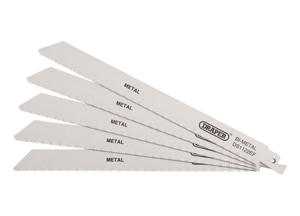 Draper Bi-metal Reciprocating Saw Blades for Metal Cutting, 225mm, 18tpi (Pack o Draper - Town Tools 