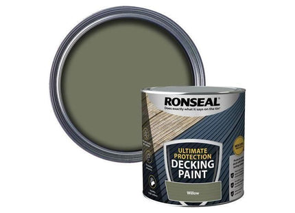 Ronseal Ultimate Protection Decking Stain Willow 2.5 litre Ronseal - RockBottom Nothampton