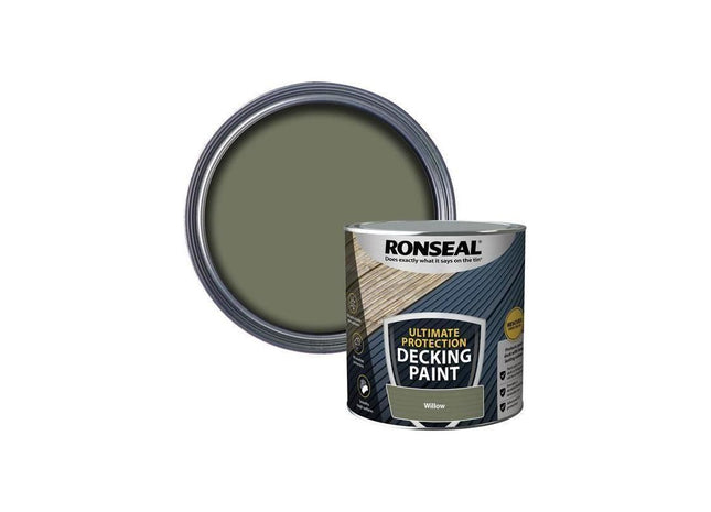 Ronseal Ultimate Protection Decking Stain Willow 2.5 litre Ronseal - RockBottom Nothampton