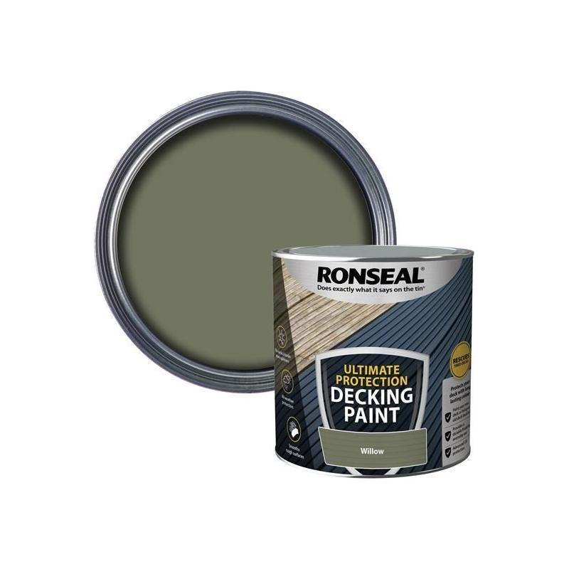 Ronseal Ultimate Protection Decking Stain Willow 2.5 litre Ronseal - RockBottom Nothampton