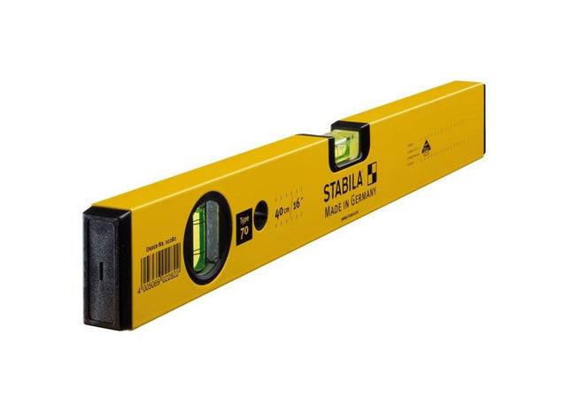 Stabila 70-40 Single Plumb Spirit Level 2 Vial 40cm Stabila - RockBottom Nothampton