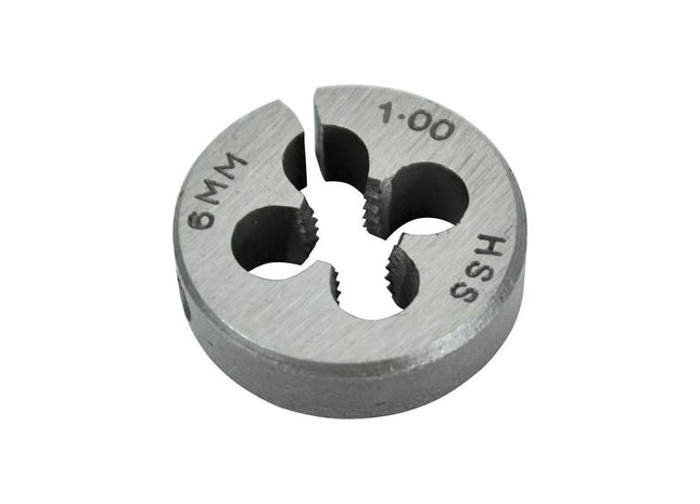 Faithfull HSS Straight Flute Split Die M6 x 1.0, 13/16in OD Faithfull - RockBottom Northampton