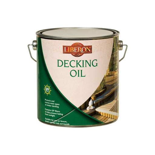 Liberon Decking Oil Medium Oak 2.5 litre Liberon - RockBottom Northampton