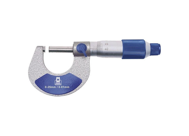Moore & Wright MW200-01 Analogue External Micrometer 0-25mm/0.01mm Moore & Wright - RockBottom Northampton