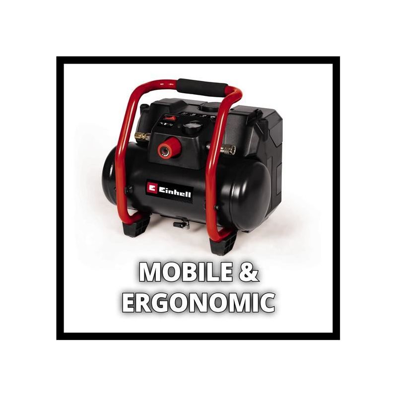Einhell TE-AC 36/150 Li OF-Solo Power X-Change Air Compressor 36V (2x18V) Bare Unit Einhell - RockBottom Northamptin