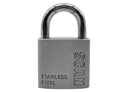 Scan Stainless Steel Padlock 32mm Scan - RockBottom Nothampton