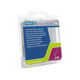 Rapid Transparent Glue Sticks 12 x 94mm (Pack 13) Rapid - RockBottom Nothampton