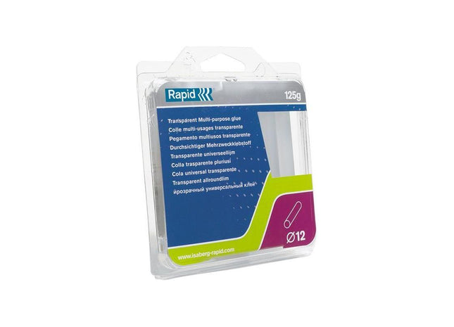 Rapid Transparent Glue Sticks 12 x 94mm (Pack 13) Rapid - RockBottom Nothampton