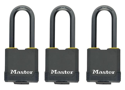 Master Lock Excell™ Weather Tough 45mm Padlock 4-Pin- Keyed Alike x 3 Master Lock - RockBottom Northampton