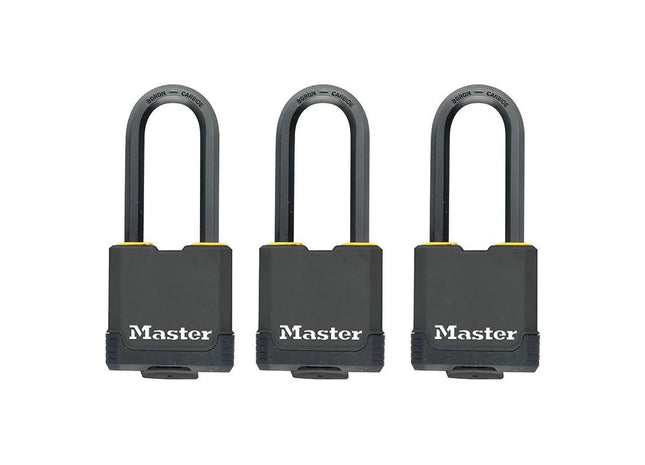 Master Lock Excell™ Weather Tough 45mm Padlock 4-Pin- Keyed Alike x 3 Master Lock - RockBottom Northampton