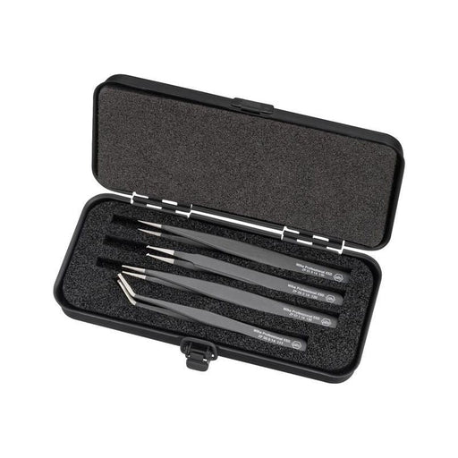 Wiha Professional ESD SMD Tweezer Set, 4 Piece Wiha - RockBottom Northampton