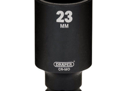 Draper Draper HI-TORQ Metric Deep Impact Socket, 3/8" Sq. Dr., 23mm Draper - Town Tools