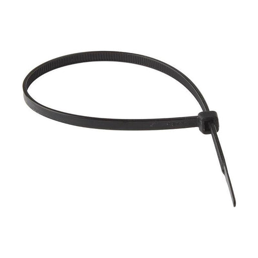 Forgefix Cable Tie Black 4.8 x 300mm (Bag 100) ForgeFix - RockBottom Northampton