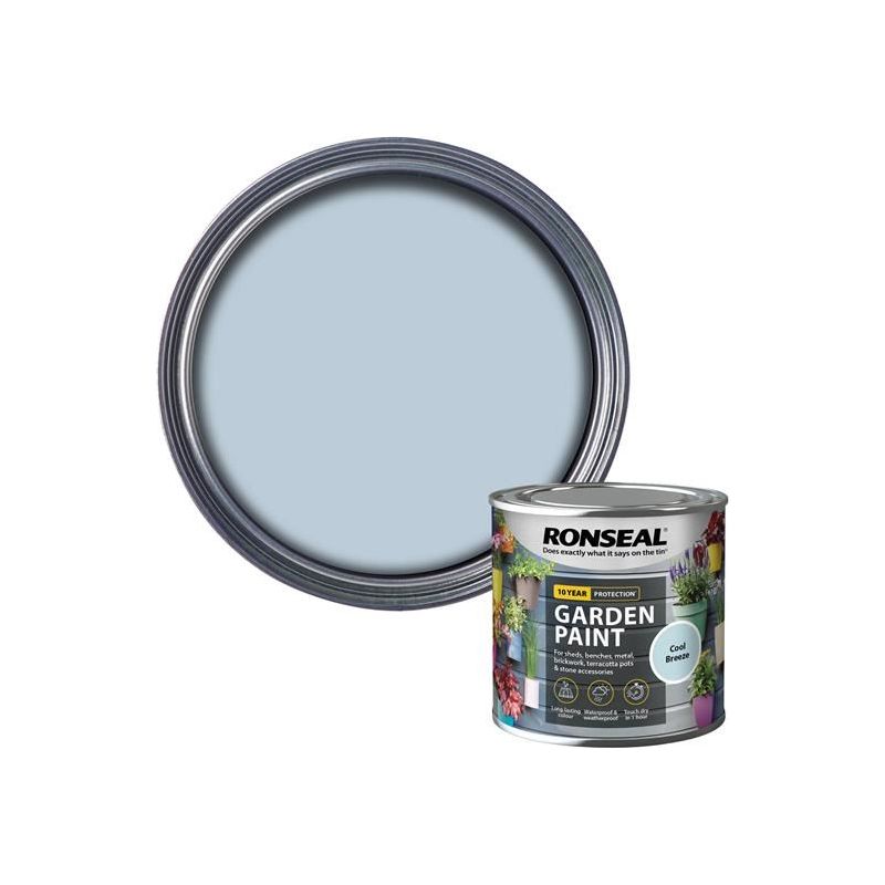 Ronseal Garden Paint Cool Breeze 250ml Ronseal - RockBottom Nothampton