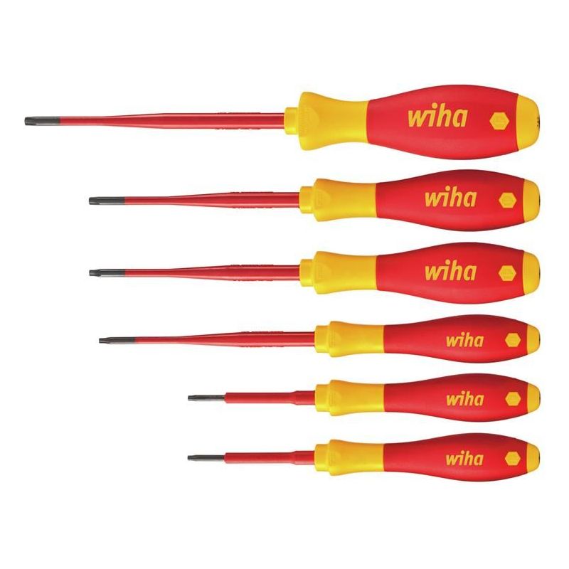 Wiha SoftFinish® electric slimFix TORX® Screwdriver Set, 6 Piece Wiha - RockBottom Northampton