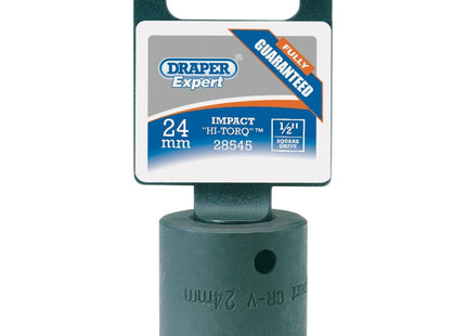 Draper Impact Socket, 1/2" Sq. Dr., 24mm 28545 Draper - Town Tools 