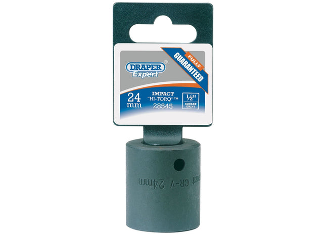 Draper Impact Socket, 1/2" Sq. Dr., 24mm 28545 Draper - Town Tools 