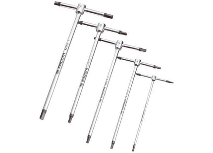 Facom T-Handle Metric Hexagon Key Set, 5 Piece Facom - RockBottom Northampton