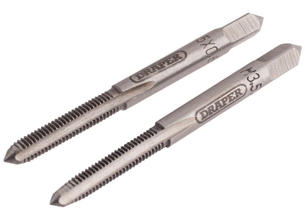 Draper Coarse Hand Taps Taper and Plug, 3.5mm 83796 Draper - Town Tools 