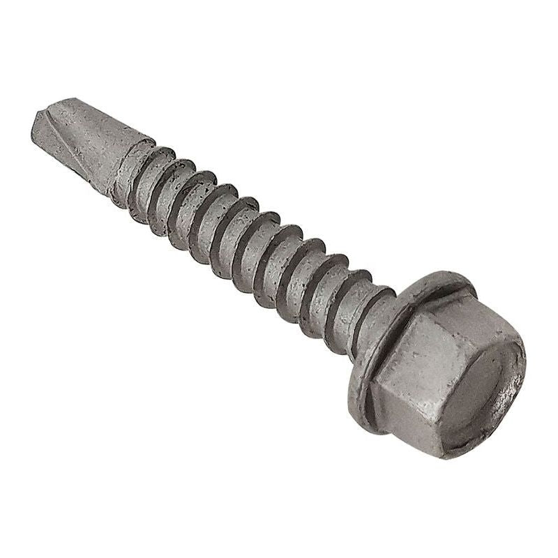 Forgefix TechFast Roofing Sheet to Steel Hex Screw No.3 Tip 5.5 x 50mm Box 100 ForgeFix - RockBottom Northampton