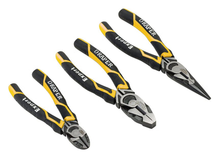 Draper High Leverage Plier Set, Yellow (3 Piece) 28038 Draper - Town Tools 