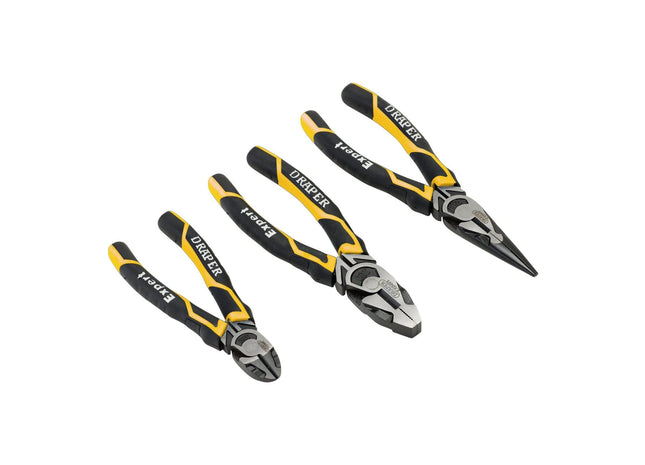 Draper High Leverage Plier Set, Yellow (3 Piece) 28038 Draper - Town Tools 