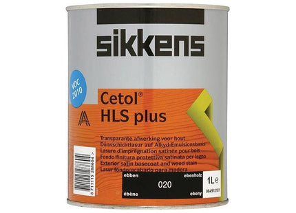 Sikkens Cetol HLS Plus Translucent Woodstain Ebony 1 litre Sikkens - RockBottom Nothampton