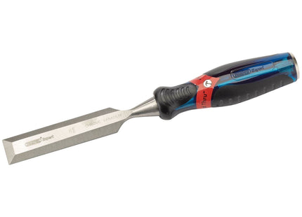 Draper Soft Grip Pound Thru Bevel Edge Wood Chisel, 25 x 140mm 24408 Draper - Town Tools 