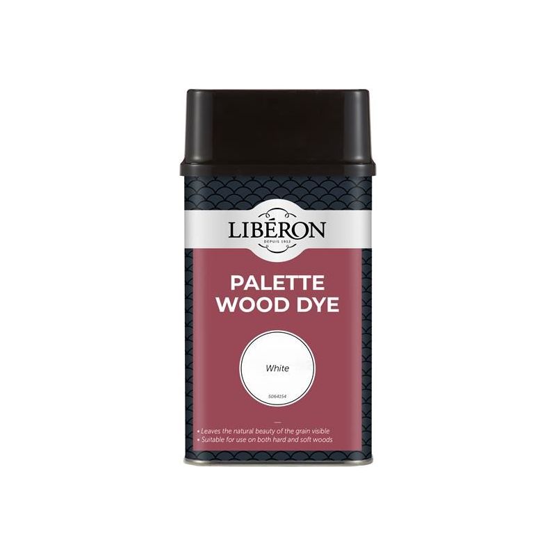Liberon Palette Wood Dye White 500ml Liberon - RockBottom Northampton