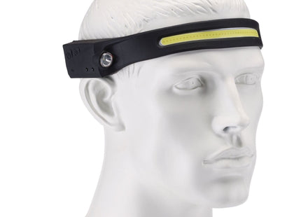 Draper COB LED Rechargeable 2-in-1 Head Torch with Wave Sensor, 3W, USB-C Cable Draper - Town Tools 